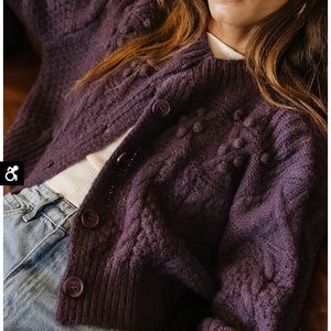 Purple bohme sweater